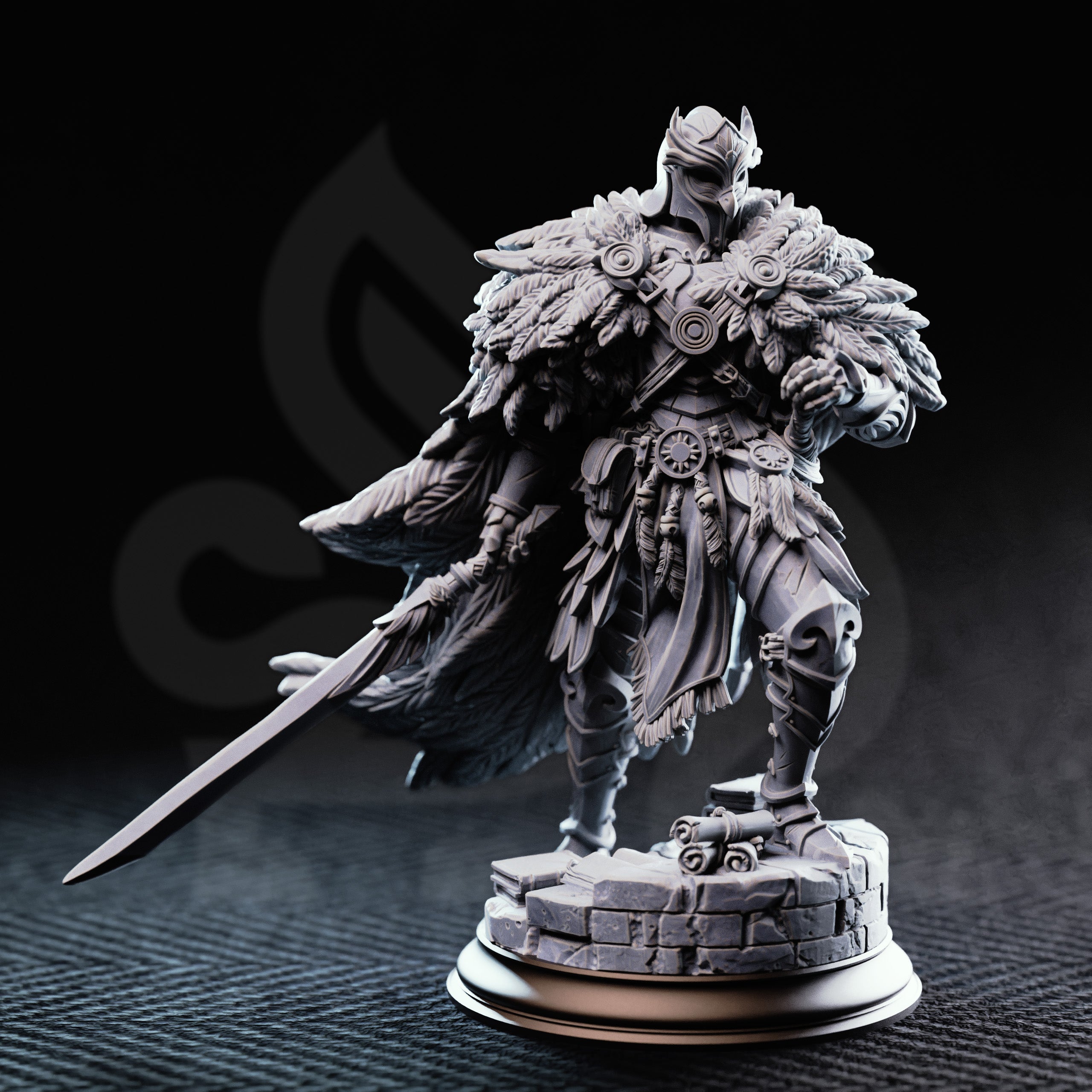 Eulysses the Eversighted - Knight of the Owl // D&D Miniature