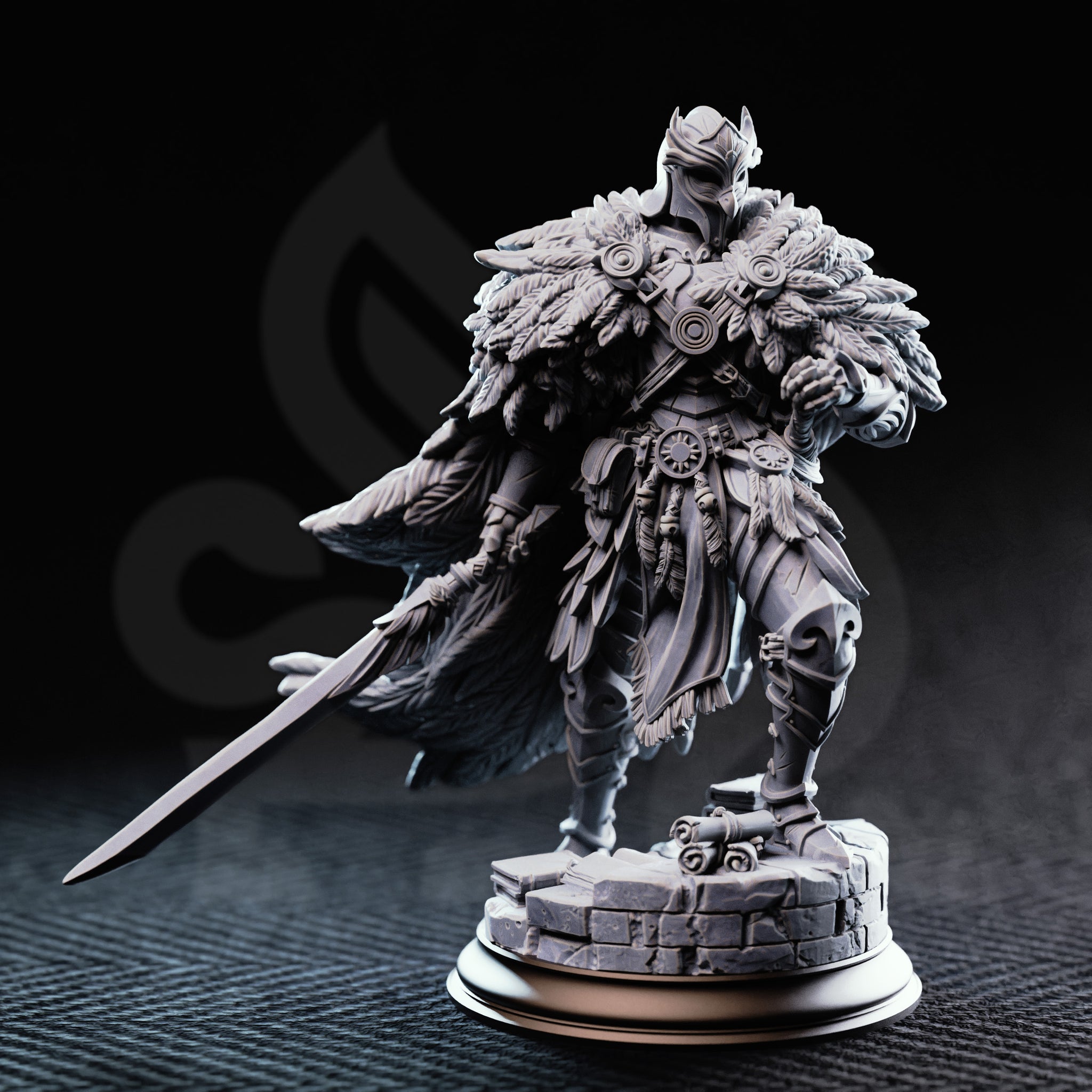 Eulysses the Eversighted - Knight of the Owl // D&D Miniature