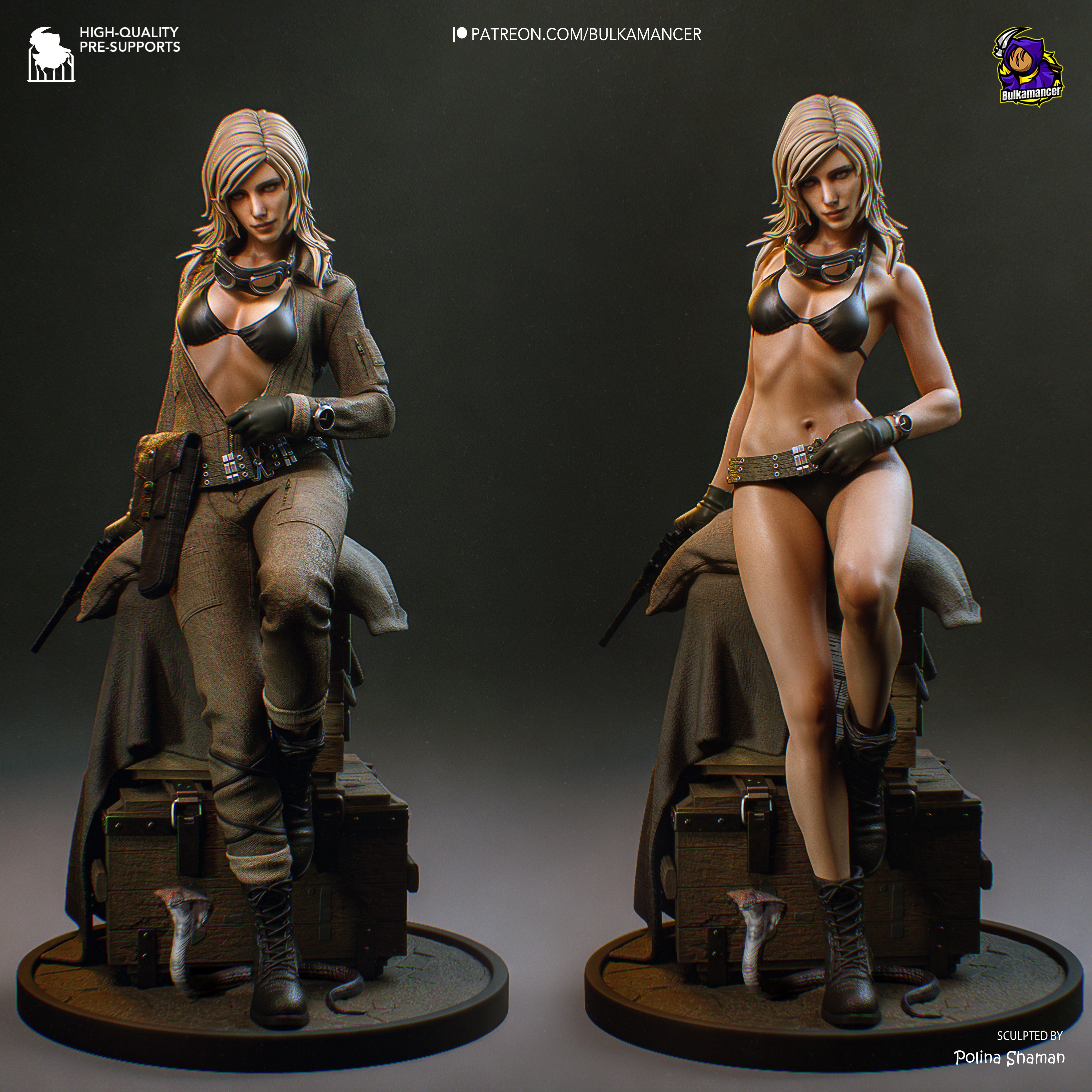 EVA (Metal Gear Solid Delta) - Figurine