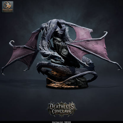 Ghost Dragon Adult // D&D Miniature Monstrosity