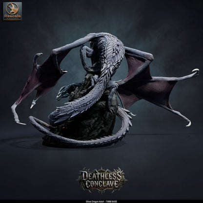 Ghost Dragon Adult // D&D Miniature Monstrosity