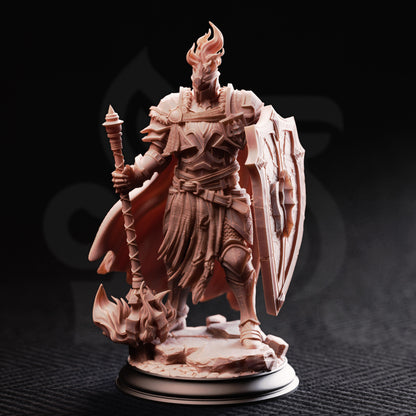 Glancalion - Paladin of the First Flame // D&D Miniature