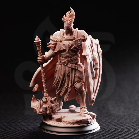 Glancalion - Paladin of the First Flame // D&D Miniature