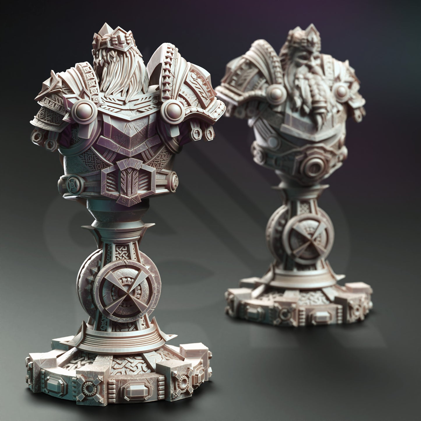Goredrain Stonehand - Dwarven General BUST