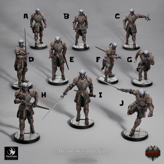 Graveward Legion // Vampire Soldiers Miniatures DND