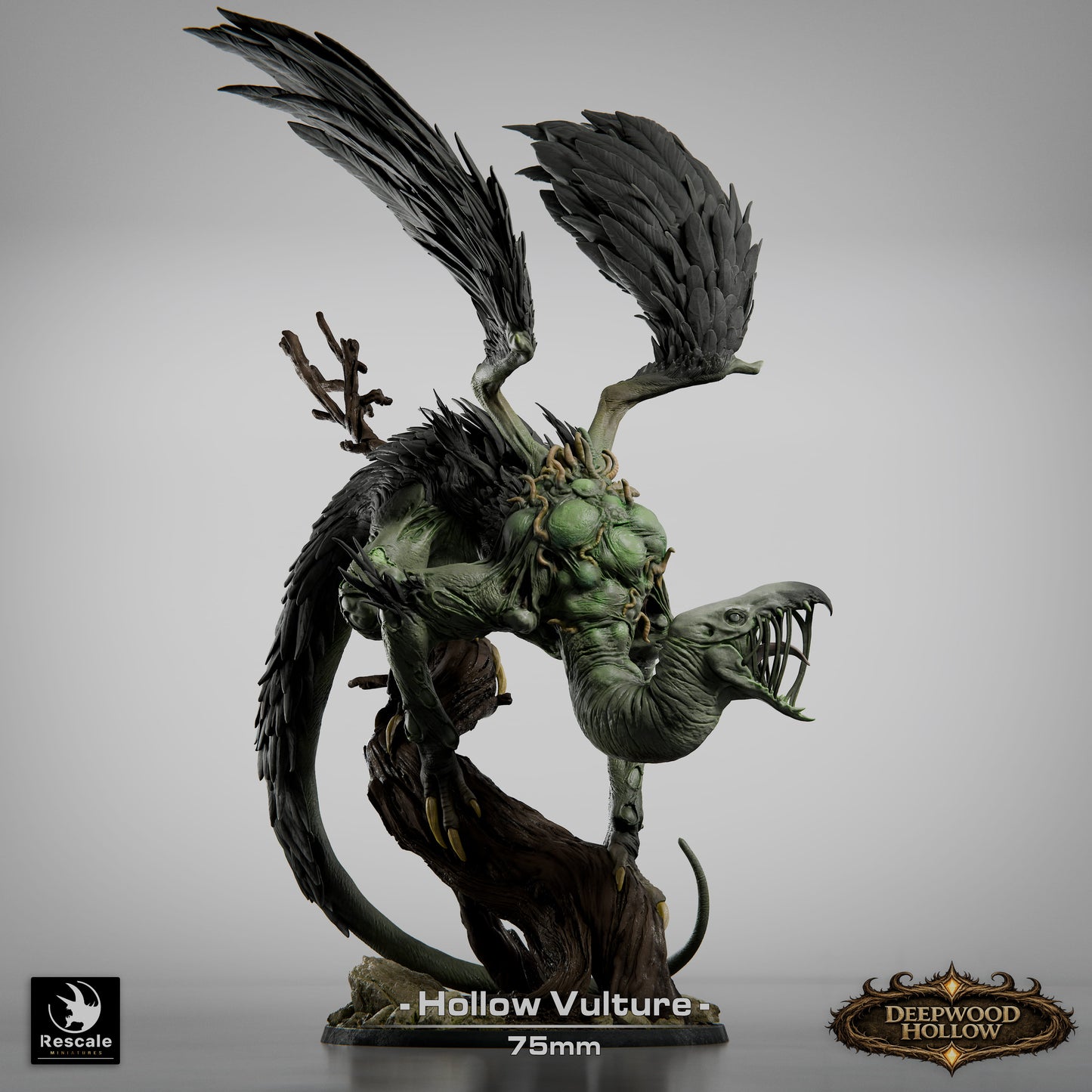 Deepwood Hollow Vulture // D&D Monster Miniature