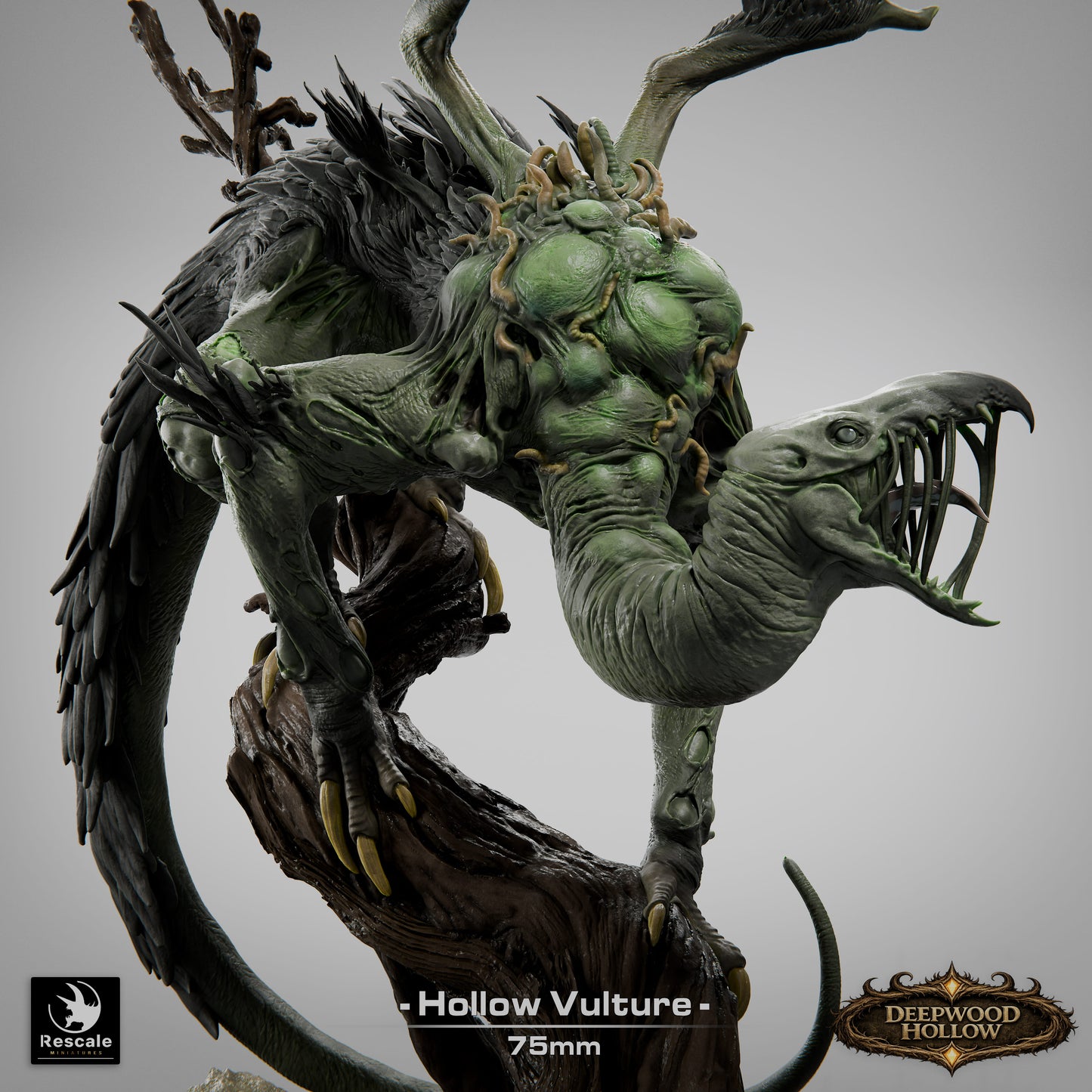 Deepwood Hollow Vulture // D&D Monster Miniature