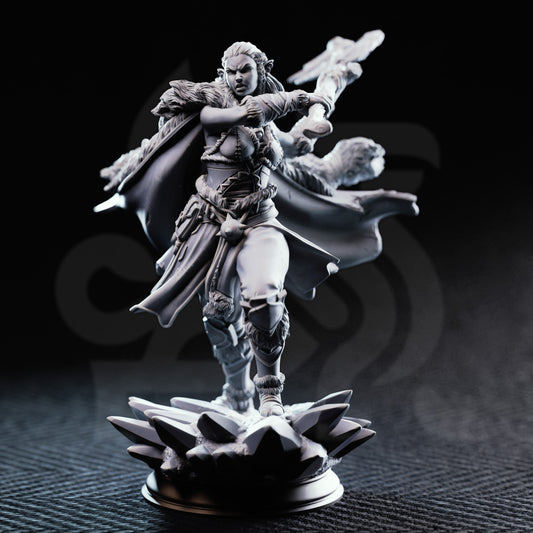 Ice Heart - Colossal Barbarian // D&D Miniature