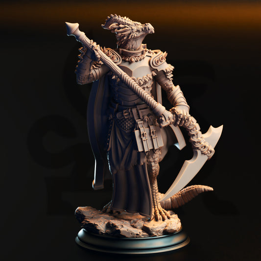 Ilvas the Reaper - Silver Dragonkin Warlock