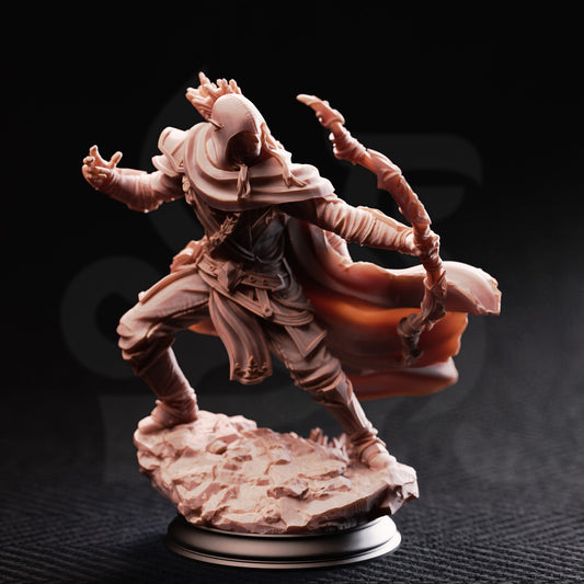 Indua_ne Viverik - Drow Ranger // D&D Miniature