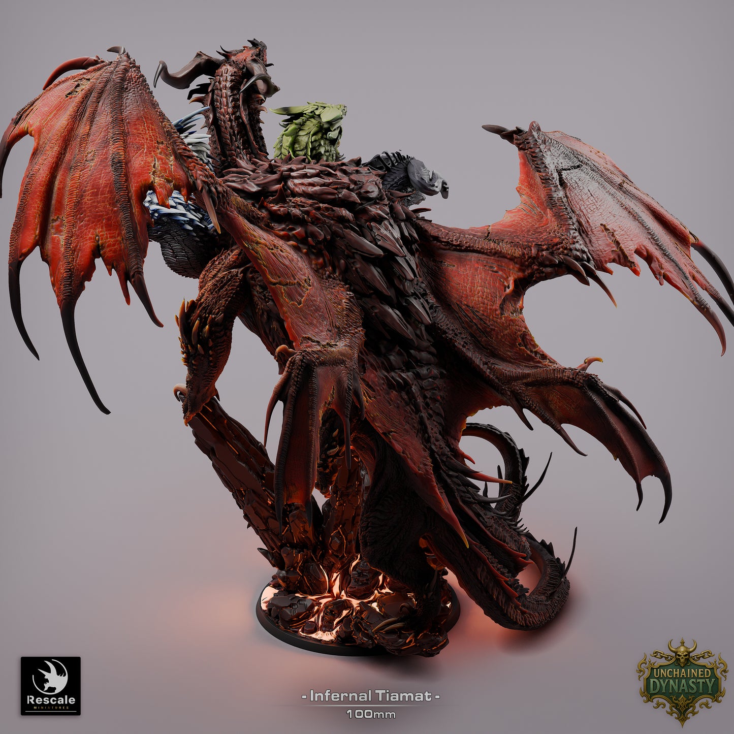 Tiamat the Queen of Dragons // DND Miniature