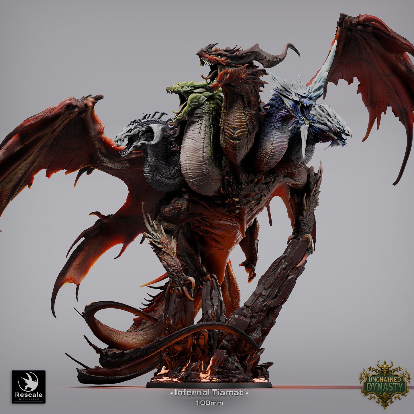 Tiamat the Queen of Dragons // DND Miniature