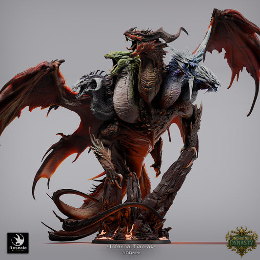 Tiamat the Queen of Dragons // DND Miniature