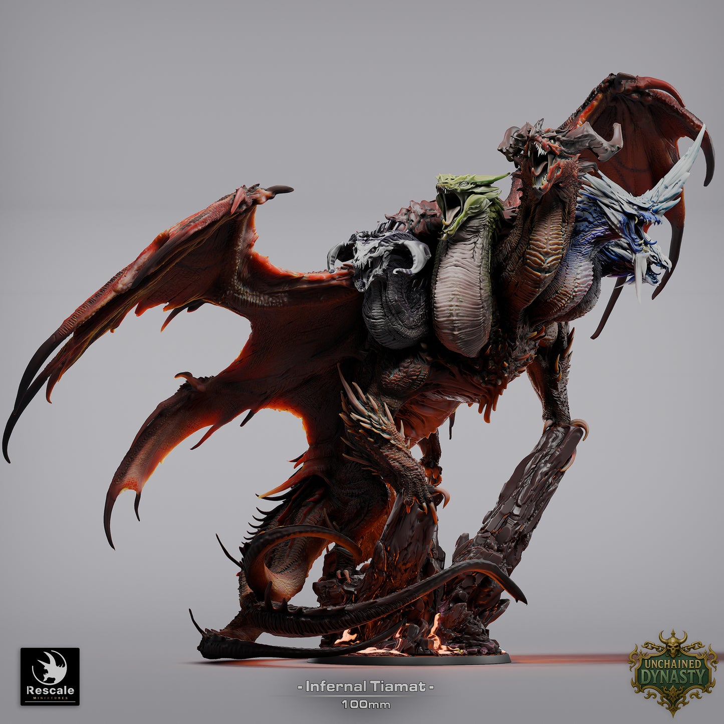Tiamat the Queen of Dragons // DND Miniature