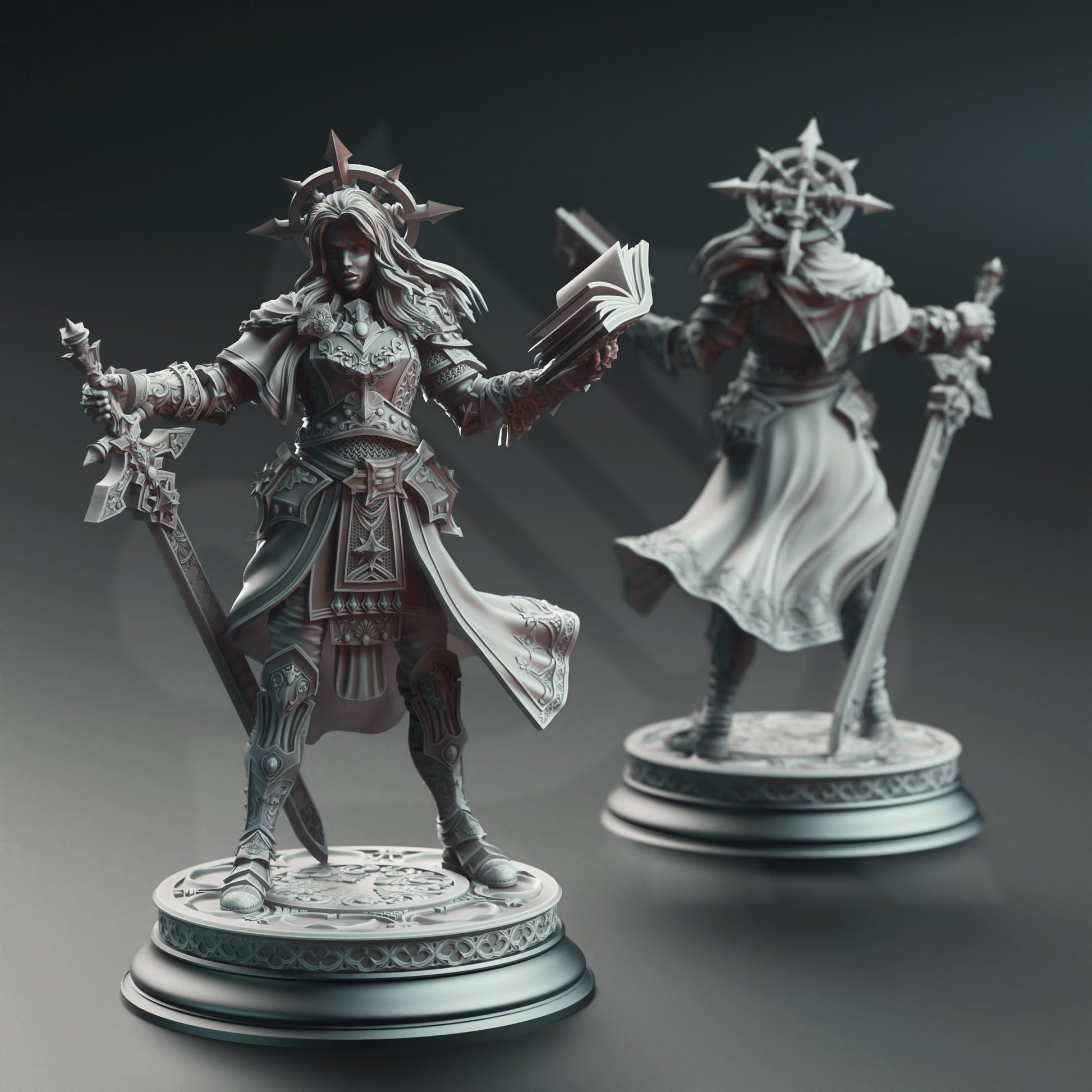 Johanna Saffron Paladin Figure | FantasyForge