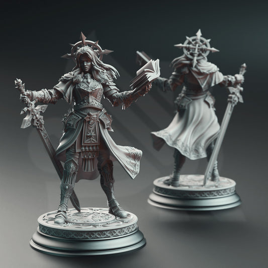 Johanna Saffron Paladin Figure | FantasyForge