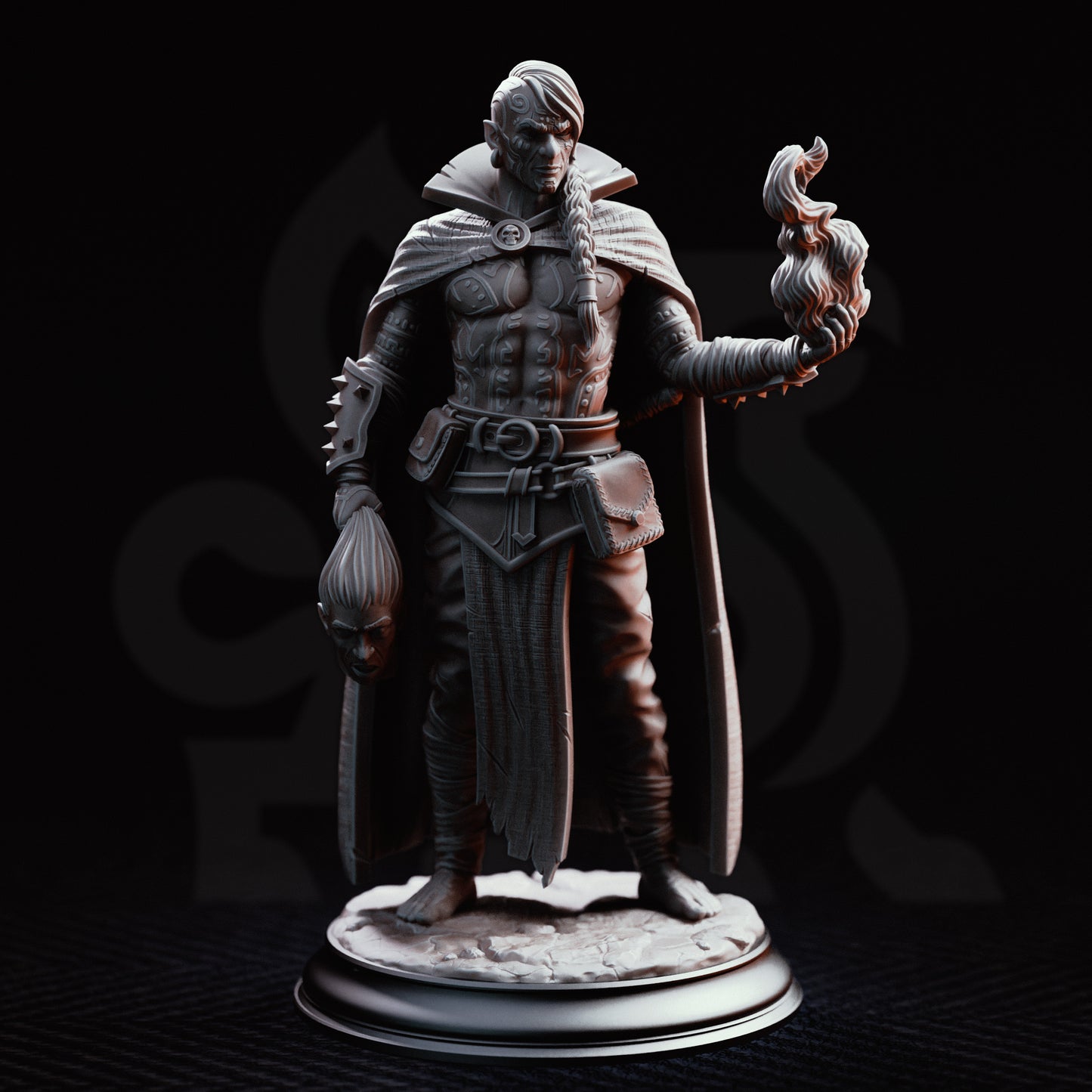 Kael the Forlorn Soul - Dark Pact Warlock // D&D Miniature