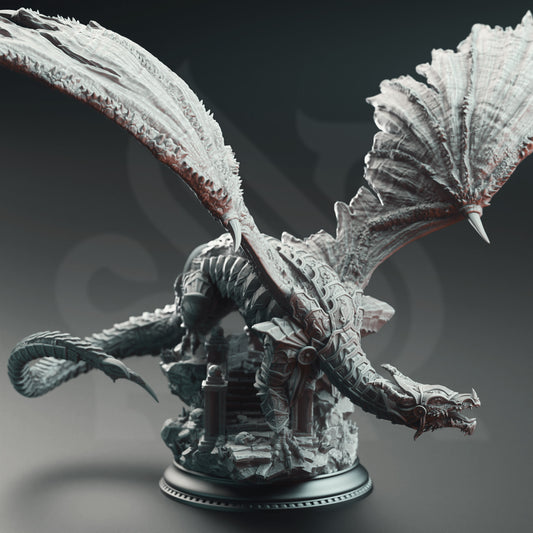 Dragon Statue Kuriazor – Sabertooth Art | FantasyForge