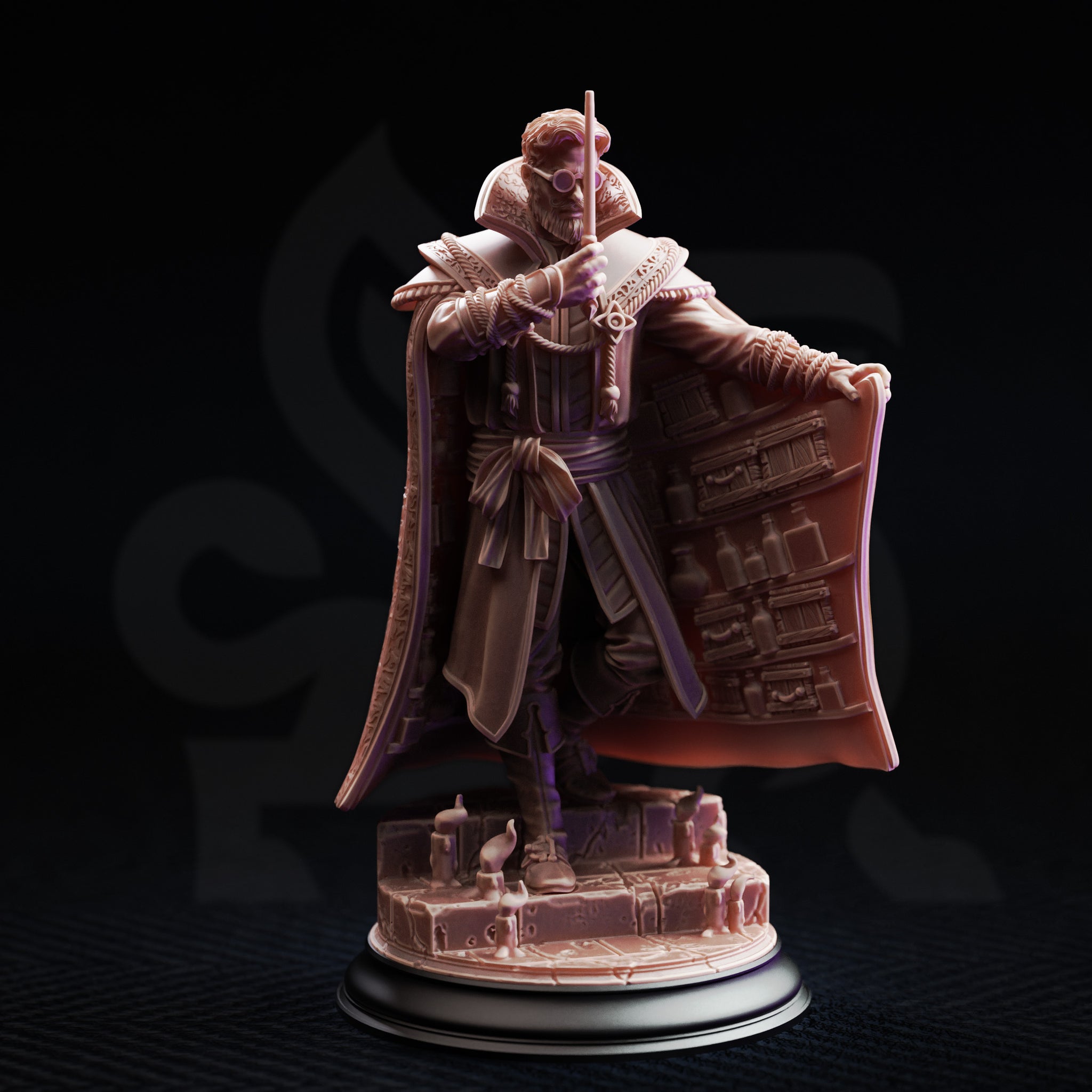 Luther Fleck - Professor of Alchemy // D&D Miniature