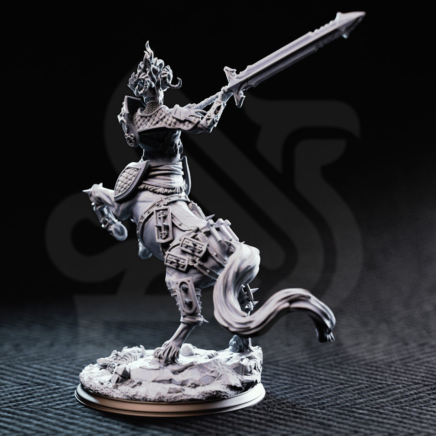 Magnus the Hateful - Centaur Warboss // D&D Miniature
