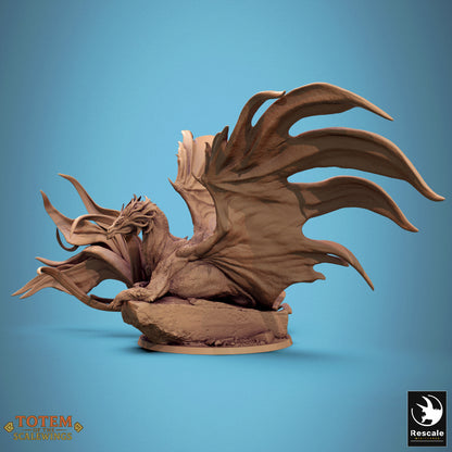 Metallic Brass Dragon