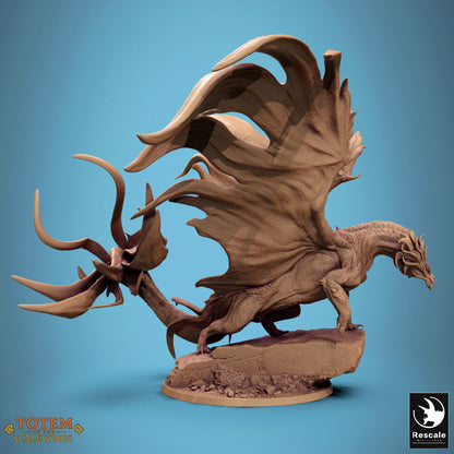 Metallic Brass Dragon