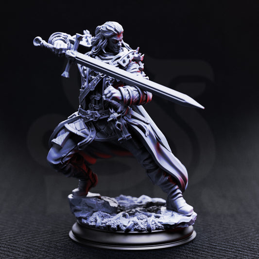 Mortimer Who Danced with Death - Hexblade hunter - Unmasked / 25mm - Miniature