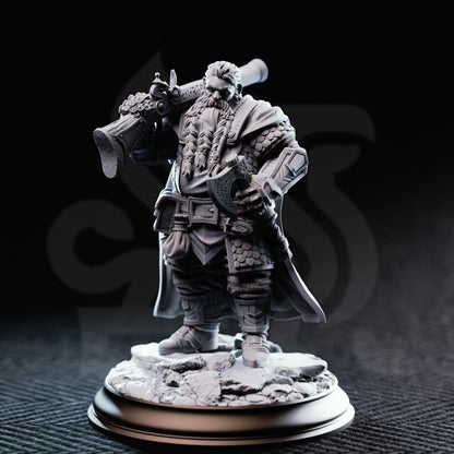 Nilyerg Sureshot - Dwarven Marksman // D&D Miniature