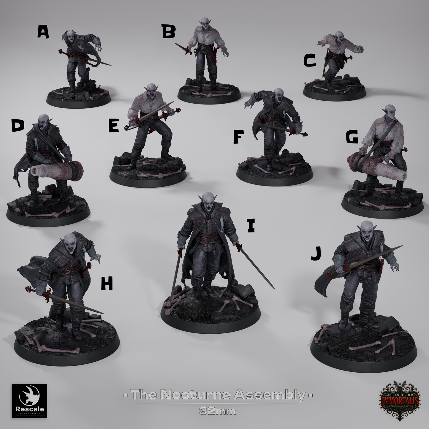 The Nocturne Assembly // DND Vampire Miniature