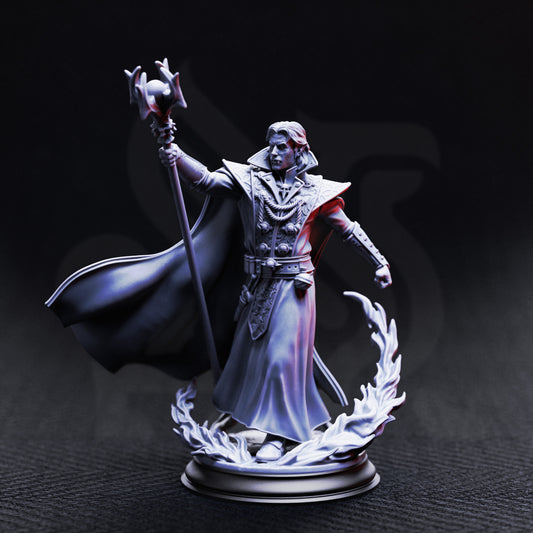 Renard the Black - Vampire Wizard - Miniature