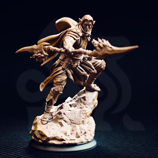Reyvith the Valiant - Valadhar Veteran // DND Miniature