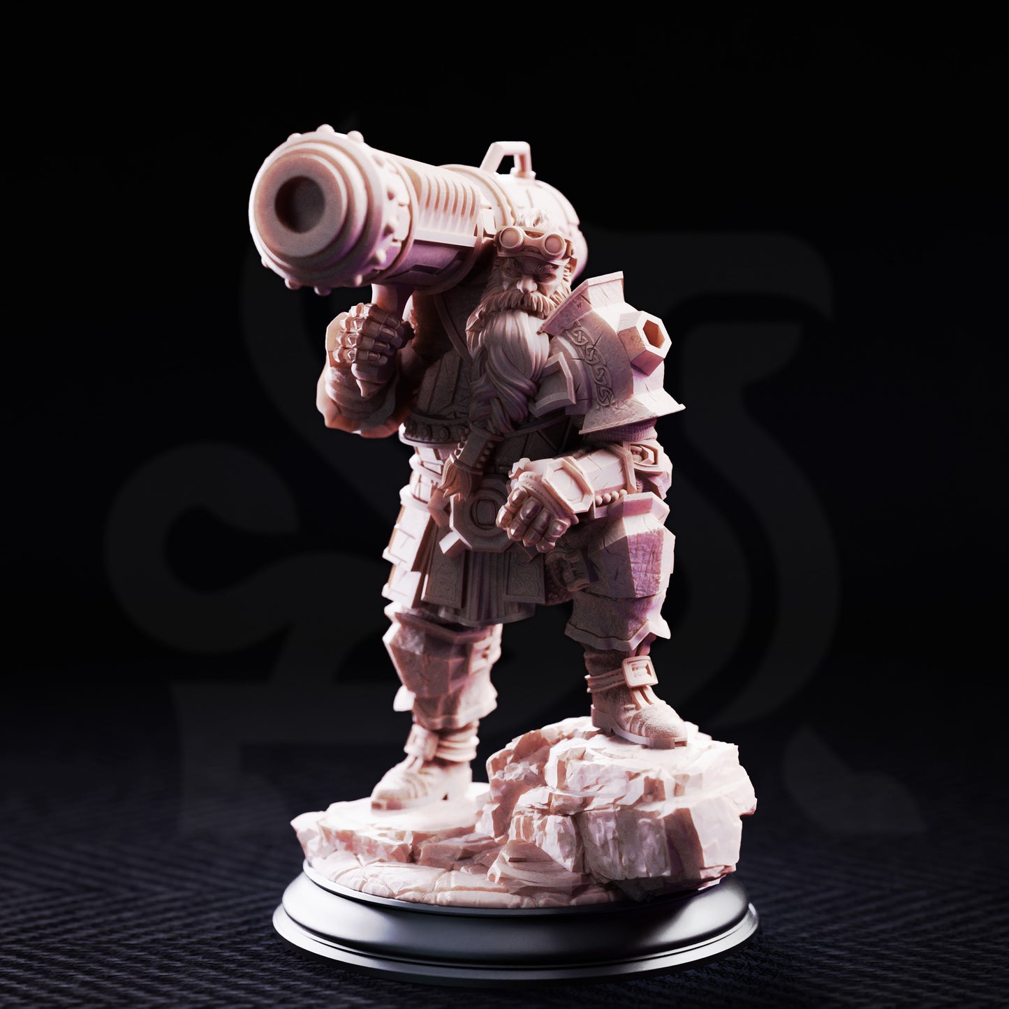 Rook - Dwarven Cannoneer // D&D Miniature