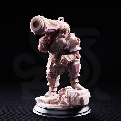 Rook - Dwarven Cannoneer // D&D Miniature
