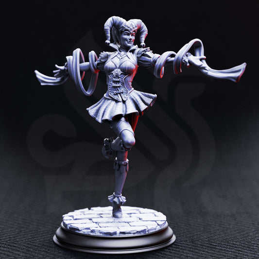 Sanguine - Vampire Jester - Unmasked / 25mm - Miniature