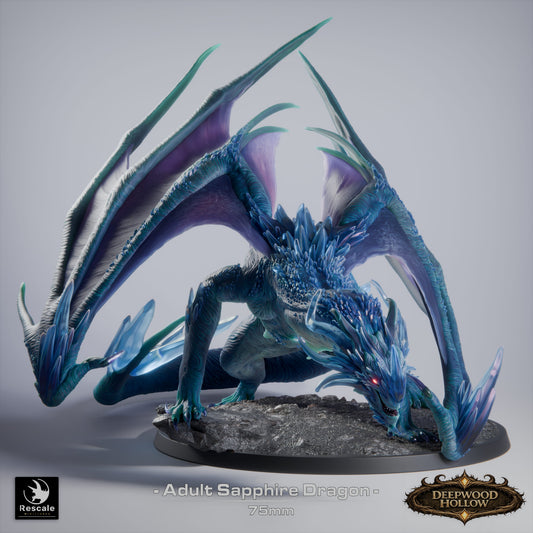 Adult Sapphire Dragon // D&D Monster