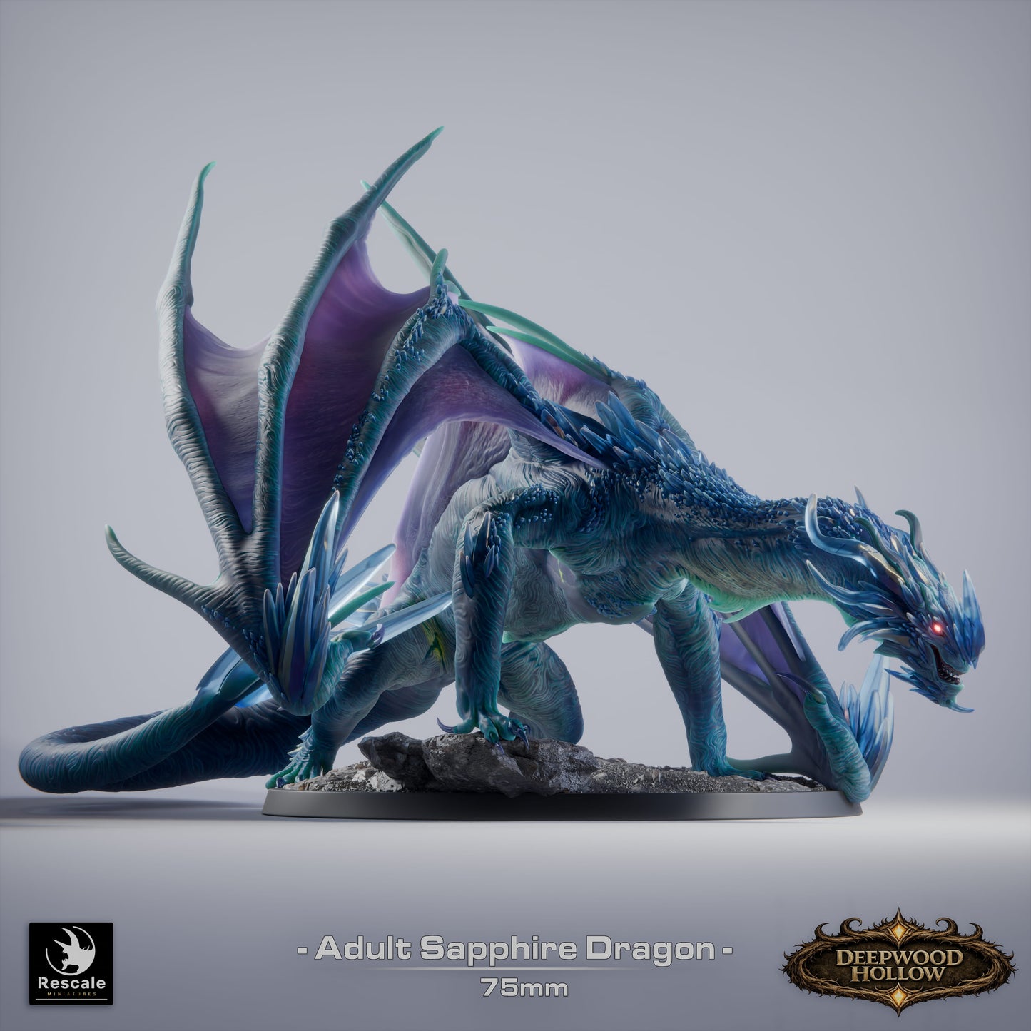Adult Sapphire Dragon // D&D Monster