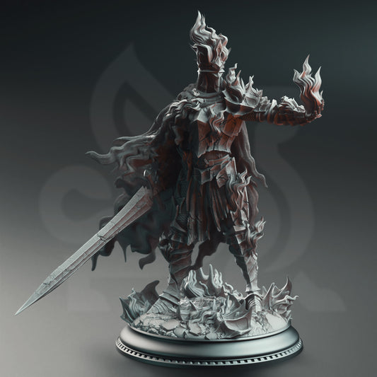 Burning Knight Figurine – Ser Elias Romania | FantasyForge