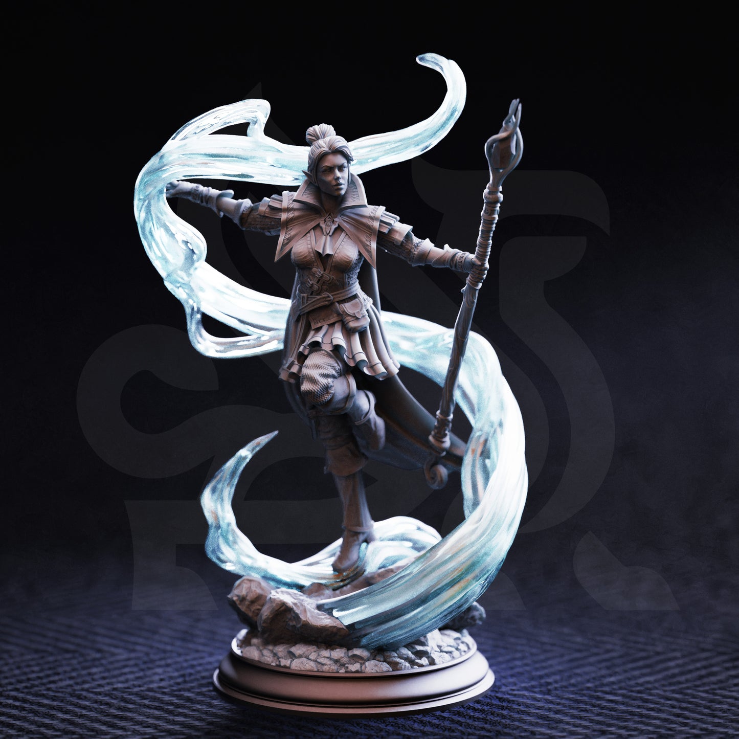 Molly - Half Elf Sorcerer // DND Miniature