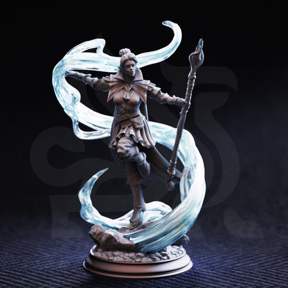 Molly - Half Elf Sorcerer // DND Miniature