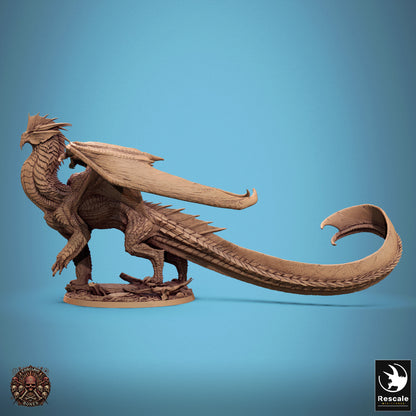 Dragon Argintiu Metalic