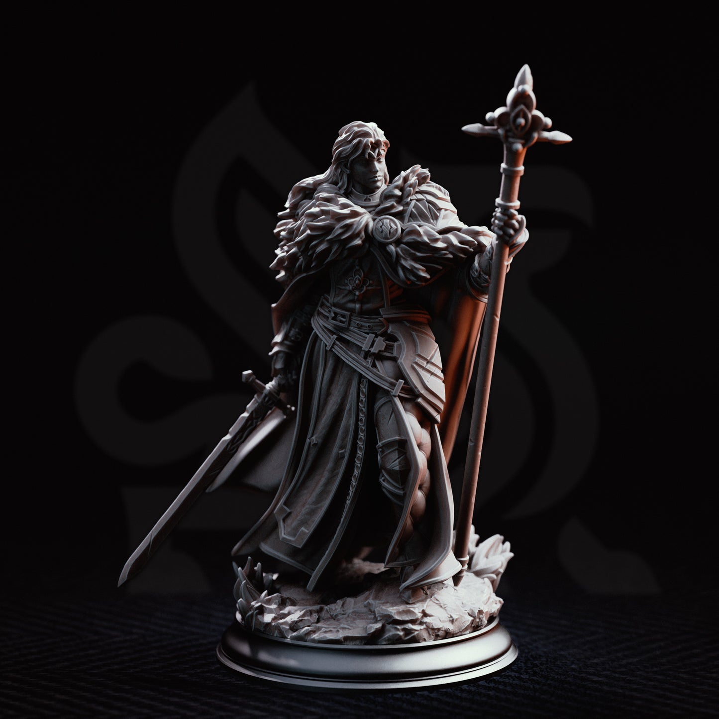 Silvia the Tearless - War Priestess // D&D Miniature