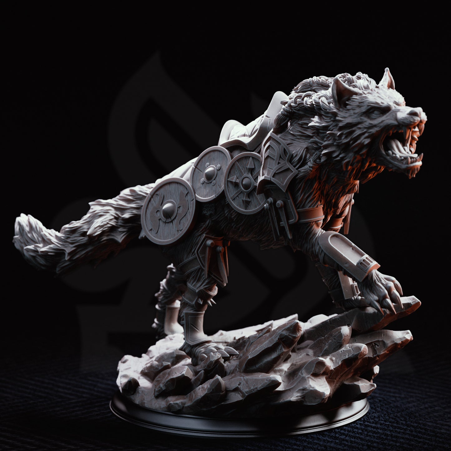Skjolnir & Haarn - The Wolf Knight // D&D Miniature