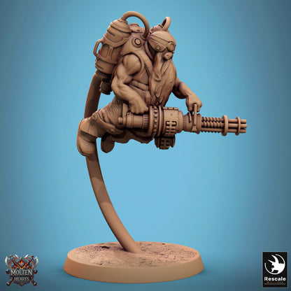 Dwarf Steampunk - Airborne Heavy Gun