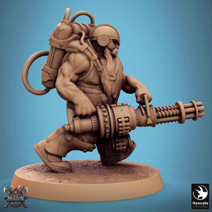 Dwarf Steampunk - GatlingGun