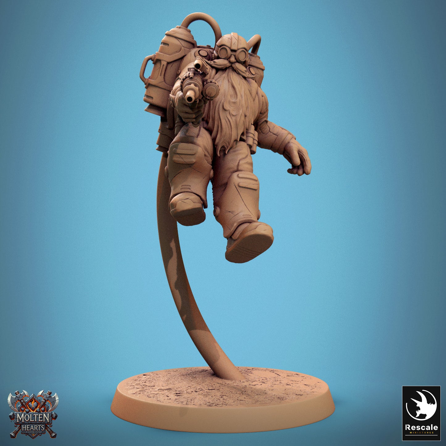 Dwarf Steampunk - Airborne Gun