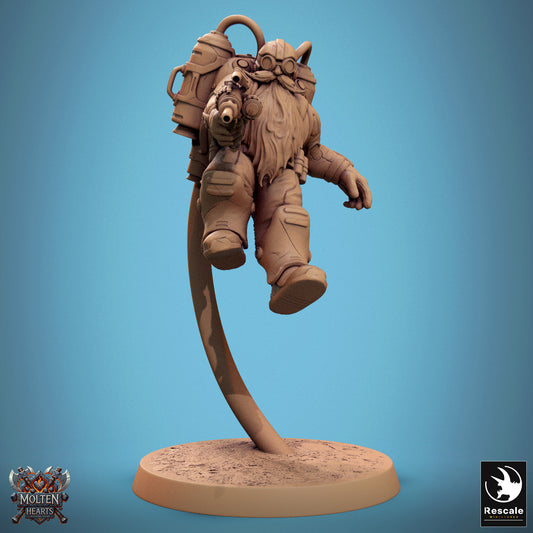 Dwarf Steampunk - Airborne Gun