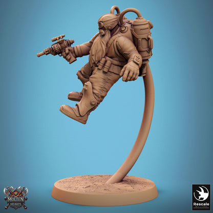 Dwarf Steampunk - Airborne Gun