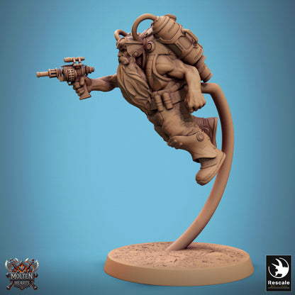 Dwarf Steampunk - Airborne Gun