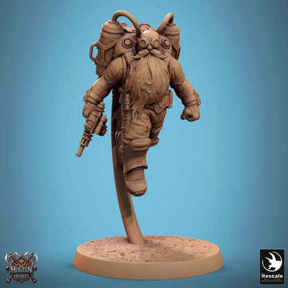 Dwarf Steampunk - Airborne Gun