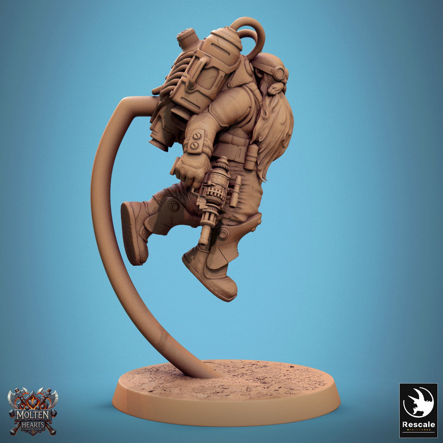 Dwarf Steampunk - Airborne Gun